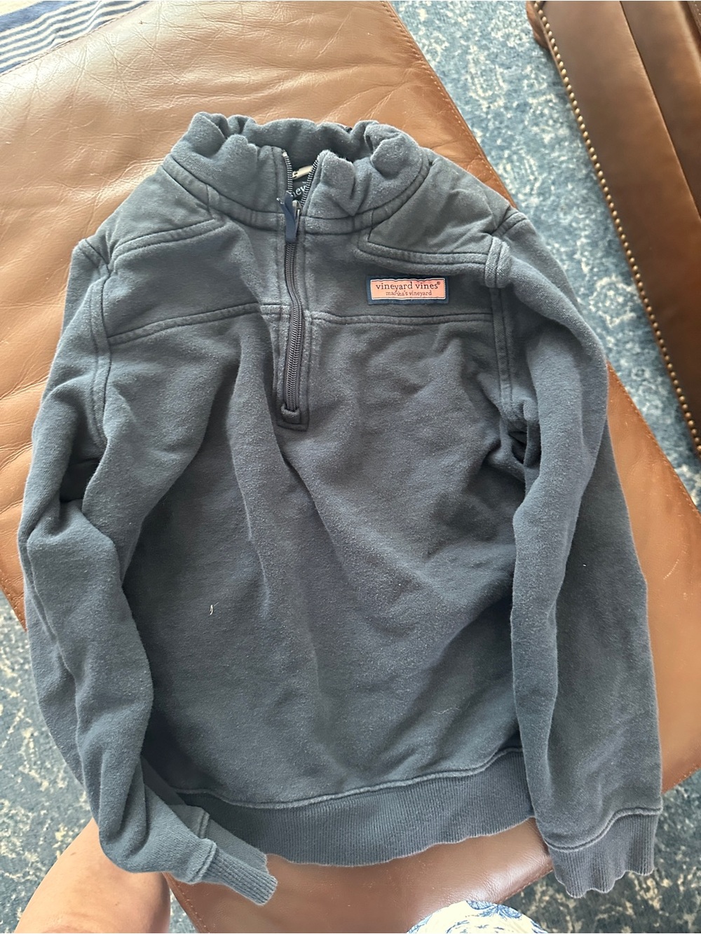 Vineyard Vines Kids Navy Shep Pullover